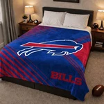 Buffalo Bills Nfl 60" X 80" Plush Throw Blanket, Soft & Warm. Fixed Price $59.99.