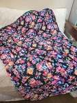 Vera Bradley Pretty Posies 15564-L11 Pink Floral Plush Travel Blanket 60 X 45. Fixed Price $45.00.