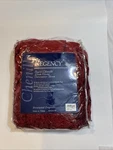 Regency Chenille Throw 50" 60" Luxurious Red Decorative Blanket Loom Woven. Fixed Price $28.00.