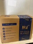 MP2 Queen Size Electric Blanket With Dual Control Plush Heated. Fixed Price $148.99.