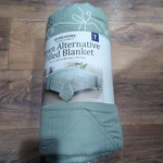 Berkshire Down Alternative Filled Blanket Twin Size 66" X 96". Fixed Price $25.99.