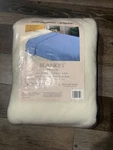 Vtg Nos Sealed Blanket Performance By Springs Queen/ King Pale Green 102X90" Usa. Fixed Price $49.95.