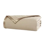 Beatrice Home Fashions Down Alternative Solid Color Blanket, Full/queen, Tan. Fixed Price $54.10.