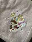 Disney Store Pink Fleece Princess Throw Blanket Belle Sleeping Beauty Cinderella. Fixed Price $89.99.