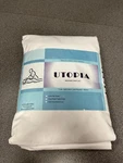 Utopia Massage Sheet Set, T-180, 55% Cotton, 45% Polyester, White Rn# 135406. Fixed Price $14.00.