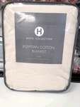 Hotel Collection Egyptian Cotton Twin Blanket Sky Ivory. Fixed Price $58.99.
