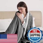 Estingo Heated Throw Blanket, Electric With 5 Heating Levels & 4. Fixed Price $56.43.