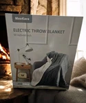 Maxkare Flannel/sherpa 50X60 Electric Throw Blanket Heat Levels New Free Ship. Fixed Price $43.96.